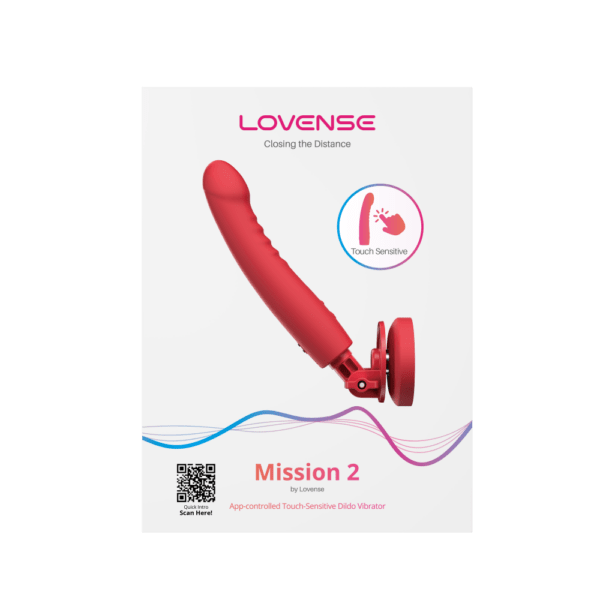 Lovense Mission 2 Touch-Sensitive Dildo Vibrator - Image 4